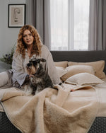 Merinovillapeitto ”Almond” | Yksikerroksinen